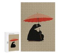 Puzzles pour Adolescents 300 PCS Patient Umbrella Frog Puzzles pour Adultes Jouets Anti-Stress Améliorent La Mémoire Difficiles Et Stimulants 300 PCS