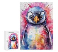 Puzzles pour Adolescents 300 PCS Penguin Colorful Puzzles pour Adultes Jeu Familial Décoration Parfaite Difficile À Compléter 300 PCS