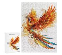 Puzzles pour Adolescents 300 PCS Phoenix Painting Casse-têtes pour Adultes Jeu De Réflexion Assemblage De Motifs Interaction Parent-Enfant 300 PCS
