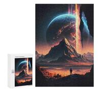 Puzzles pour Adolescents 300 PCS Planetary Aurora Adventure Puzzles pour Adultes Jeu Familial Décoration Parfaite Difficile À Compléter 300 PCS