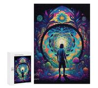 Puzzles pour Adolescents 300 PCS Portal to Another World -12 Puzzle Anti-Stress, Jouet Idéal pour Une Décoration Amusante À La Maison, 300 PCS