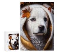 Puzzles pour Adolescents 300 PCS Puzzle pour Adultes Cozy Autumn Pet Blanket Puzzle Mural Difficile À Difficile Aide À Exercer Le Cerveau 300 PCS