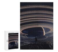 Puzzles pour Adolescents 300 PCS Rings of Wonder Casse-têtes pour Adultes Jeu De Réflexion Assemblage De Motifs Interaction Parent-Enfant 300 PCS