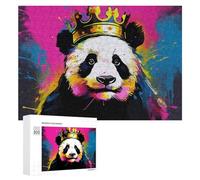 Puzzles pour Adolescents 300 PCS Royal Panda Splash Art -1 Puzzle Anti-Stress, Jouet Idéal pour Une Décoration Amusante À La Maison, 300 PCS
