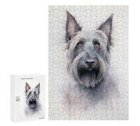 Puzzles pour Adolescents 300 PCS Scottish Terrier Painting Puzzles, Jeux Relaxants, Décoration Intérieure, Cadeaux Et Idées Cadeaux Uniques pour Un Anniversaire 300 PCS