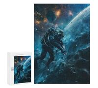 Puzzles pour Adolescents 300 PCS Scuba Diver in Space Puzzles pour Adultes Jeu Familial Décoration Parfaite Difficile À Compléter 300 PCS