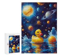 Puzzles pour Adolescents 300 PCS Space Duck Goose 3 Puzzles pour Adultes Jouets Anti-Stress Améliorent La Mémoire Difficiles Et Stimulants 300 PCS