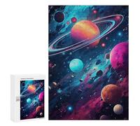 Puzzles pour Adolescents 300 PCS Space Fantasy Casse-têtes pour Adultes Jeux De Détente Analyse Et Logique Activités Amusantes À La Maison, 300 PCS