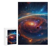 Puzzles pour Adolescents 300 PCS Space Nebula Galaxy Puzzles pour Adultes Jouets Anti-Stress Améliorent La Mémoire Difficiles Et Stimulants 300 PCS