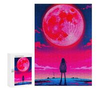 Puzzles pour Adolescents 300 PCS Space Pink Girl Puzzles pour Adolescents Jeux Relaxants Assemblage De Motifs Cadeaux Uniques d'anniversaire Et De Noël 300 PCS