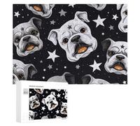Puzzles pour Adolescents 300 PCS Space Puppies Cute Celestial Canines Puzzles pour Adultes Jeu De Réflexion Décoration Intérieure Activités Amusantes À La Maison 300 PCS