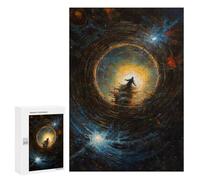 Puzzles pour Adolescents 300 PCS Staring Into The Void Puzzles pour Adolescents, Jouets À Faire Soi-même, Activités Amusantes À La Maison pour Passer Le Temps, 300 PCS