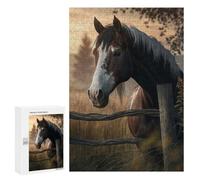 Puzzles pour Adolescents 300 PCS The Horse Puzzles pour Adolescents, Jouets À Faire Soi-même, Activités Amusantes À La Maison pour Passer Le Temps, 300 PCS