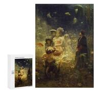 Puzzles pour Adolescents 300 PCS Underwater Fantasy Scene Puzzles pour Adultes Jeu Familial Décoration Parfaite Difficile À Compléter 300 PCS