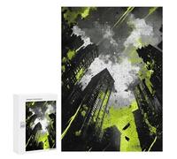 Puzzles pour Adolescents 300 PCS Urban Chaos Puzzles pour Adolescents, Jouets Anti-Stress, Décoration Murale, Cadeaux d'anniversaire Et De Noël Uniques 300 PCS