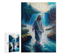 Puzzles pour Adolescents 300 PCS Waterwalking Jesus Puzzles pour Adultes Jeux Familiaux pour S'amuser en Famille Offrez des Cadeaux pour Toute La Famille 300 PCS