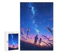 Puzzles pour adolescents 300 pièces Anime Couple Paysage Puzzle pour adultes Jeux de relaxation Difficile Jeu éducatif 300 pièces