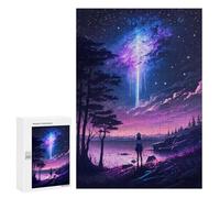 Puzzles Pour Adolescents 300 Pièces Comète Rain Galaxy Scène Puzzles Pour Adultes Jeux Relaxants Course à Vitesse Main Défi À Résoudre 300 Pièces