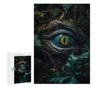 Puzzles pour adolescents 300 pièces Forest Dragons Emerald Eye Puzzle Décoration murale Décoration de la maison Anniversaire unique 300 pièces
