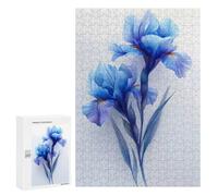 Puzzles pour adolescents 300 pièces Iris Vintage Puzzle pour adultes Jouet Décoration murale Vacances à la maison Réduction du stress Cadeaux 300 pièces