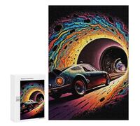 Puzzles pour adolescents 300 pièces Puzzles Course autour du trou noir Puzzles pour adultes Jouets anti-stress Analyse et logique pour anniversaire, Noël 300 pièces