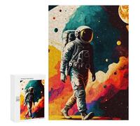Puzzles pour adolescents 300 pièces Vintage Astronomy Puzzles pour adultes Jeux de relaxation Difficile Jeu éducatif 300 pièces