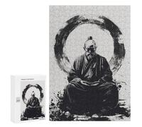 Puzzles pour adolescents 300 pièces Zen Master in Meditation Puzzles pour Adultes - Jeux de relaxation amusants et humoristiques 300 pièces