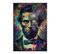Puzzles pour Adolescents 38x26cm/1000pcs Abraham Lincoln Vision Puzzles pour Adultes - Jouets Anti-Stress - Défi Difficile - Défi Éducatif 38x26cm/1000pcs