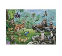 Puzzles pour Adolescents 38x26cm/1000pcs African Wildlife Paradise Puzzles pour Adultes : Analyse Et Logique du Jeu, Interaction Parent-Enfant 38x26cm/1000pcs