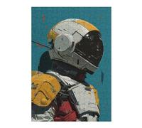 Puzzles pour Adolescents 38x26cm/1000pcs Astronaut Helmet Robot Puzzle pour Adultes, Jeu De Réflexion Amusant Et Humoristique, Cadeau d'anniversaire, 38x26cm/1000pcs