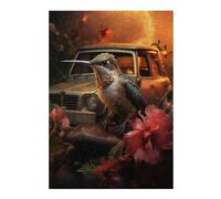 Puzzles pour Adolescents 38x26cm/1000pcs Beautiful Colorful Bird Puzzle pour Adultes, Jouets À Monter Soi-même, Défi Difficile, Cadeaux pour Les Amis Et La Famille 38x26cm/1000pcs