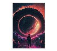 Puzzles pour Adolescents 38x26cm/1000pcs Black Hole's Whisper Puzzles pour Adultes Jeu Familial Améliore La Mémoire Cadeaux d'anniversaire Et De Noël Uniques 38x26cm/1000pcs