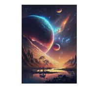 Puzzles pour Adolescents 38x26cm/1000pcs Celestial Symphony Space Puzzles pour Adultes À Faire Soi-même - Jeux en Famille - Activités Amusantes À La Maison 38x26cm/1000pcs