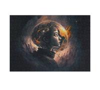 Puzzles pour Adolescents 38x26cm/1000pcs Cosmic Dreamscape A Digital Art Exploration Puzzles pour Adultes : Analyse Et Logique du Jeu, Interaction Parent-Enfant 38x26cm/1000pcs