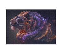 Puzzles pour Adolescents 38x26cm/1000pcs Cosmic Lion A Digital Artwork -1 Puzzles pour Adultes : Jeux Amusants, Anti-Stress, Difficiles Et Stimulants 38x26cm/1000pcs