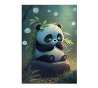 Puzzles pour Adolescents 38x26cm/1000pcs Cute Panda Animal Cartoon Puzzles pour Adolescents - Jeu Manuel - Décoration Intérieure pour Les Amateurs De Jeux Vidéo 38x26cm/1000pcs