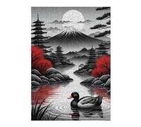 Puzzles pour Adolescents 38x26cm/1000pcs Duck on The Lake Puzzle pour Adultes, Jeu De Réflexion, Une Œuvre d'art, Cadeaux Uniques pour Un Anniversaire Ou Noël 38x26cm/1000pcs