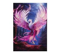 Puzzles pour Adolescents 38x26cm/1000pcs Enchanted Phoenix in Mystic Forest Puzzle pour Adultes, Jouet, Décoration Murale, Anti-Stress, Activités Amusantes À La Maison, 38x26cm/1000pcs