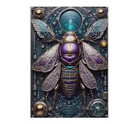 Puzzles pour Adolescents 38x26cm/1000pcs Ethereal Steampunk Cicada Puzzles pour Adultes Jeux Relaxants Décoration Murale Jeu Stimulant Cadeaux 38x26cm/1000pcs