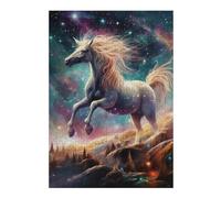 Puzzles pour Adolescents 38x26cm/1000pcs Galactic Horse Fantasy Jeu De Puzzle Familial pour Adultes - Défi Difficile - Cadeaux Uniques pour Anniversaires Et Noël 38x26cm/1000pcs