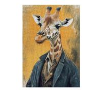 Puzzles pour Adolescents 38x26cm/1000pcs Giraffe in Suit Puzzles pour Adultes - Jeu Manuel - Cadeaux pour Femmes - Stimule Le Cerveau 38x26cm/1000pcs