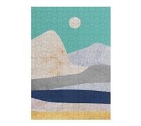 Puzzles pour Adolescents 38x26cm/1000pcs Landscape Collage Puzzle pour Adultes, Jouets À Monter Soi-même, Défi Difficile, Cadeaux pour Les Amis Et La Famille 38x26cm/1000pcs