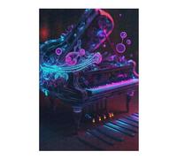 Puzzles pour Adolescents 38x26cm/1000pcs Live Music Neon Puzzles pour Adolescents - Jeu Manuel - Décoration Intérieure pour Les Amateurs De Jeux Vidéo 38x26cm/1000pcs