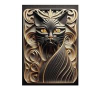 Puzzles pour Adolescents 38x26cm/1000pcs Monarch Cat Art Decoration Puzzles pour Adultes, Décoration Murale, mais Aussi Activités Amusantes Et Humoristiques À Faire À La Maison 38x26cm/1000pcs