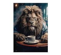 Puzzles pour Adolescents 38x26cm/1000pcs Not Without My Coffee Puzzles pour Adultes, Décoration Murale Amusante Et Humoristique, pour Stimuler Le Cerveau 38x26cm/1000pcs