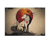 Puzzles pour Adolescents 38x26cm/1000pcs Okami Amaterasu Puzzles pour Adultes, Décoration Murale, mais Aussi Activités Amusantes Et Humoristiques À Faire À La Maison 38x26cm/1000pcs