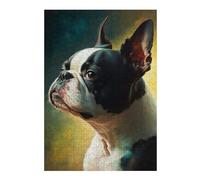Puzzles pour Adolescents 38x26cm/1000pcs Paint Expression Dog Puzzles pour Adultes Jeux De Famille Améliore La Mémoire Cadeaux Uniques pour Anniversaire Et Noël 38x26cm/1000pcs