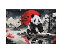 Puzzles pour Adolescents 38x26cm/1000pcs Panda Asian Landscape Puzzles pour Adultes, Décoration Murale, Course De Vitesse Manuelle, Idéal comme Cadeau pour Toute La Famille 38x26cm/1000pcs