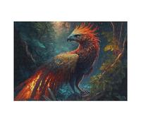 Puzzles Pour Adolescents 38x26cm/1000pcs Phoenix in The Enchanted Forest Puzzles Pour Adultes, Jouets, Décoration Murale, Cadeaux Pour Femmes, Cadeaux Uniques Pour Anniversaire Et Noël 38x26cm/1000pcs