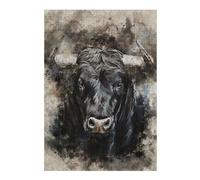 Puzzles pour Adolescents 38x26cm/1000pcs Puzzles Bull Puzzle pour Adultes Jeux Relaxants Décoration Parfaite Cadeaux Anti-Stress 38x26cm/1000pcs